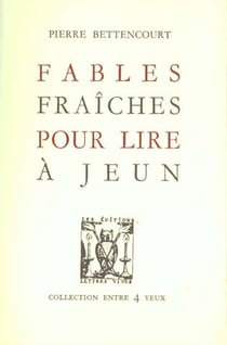 Fables fraiches pour lire a jeun ancienne edition