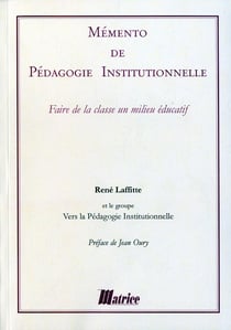 Memento De La Pedagogie Institutionnelle