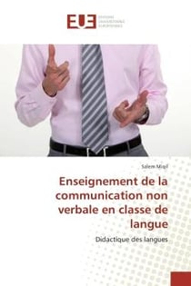 Enseignement de la communication non verbale en classe de langue : Didactique des langues