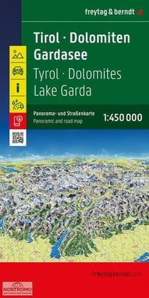 Tyrol - Dolomites - Lake garda panorama