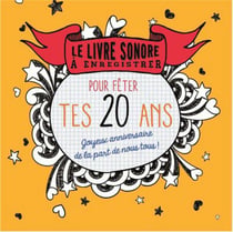 Livre A Enregistrer Pour Feter Tes 20 Ans