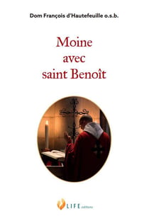 Moine avec saint benoît