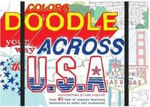 Colour & doodle your way across the usa