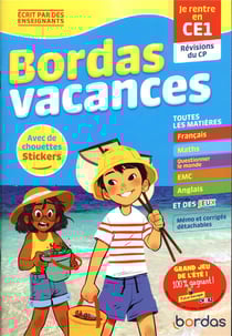 Bordas vacances : toutes les matières : je rentre en CE1 (édition 2021)