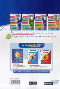 Grammaire 6E Cahier D'Exercices