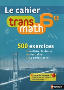 Transmath - 6e - le cahier (édition 2013)
