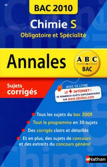 ANNAL BAC 2010 CHIMIE S OBLI