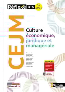 Culture économique, juridique et managériale - BTS 1re année - Coll. Réflexe - Éd. 2025 - Livre + licence