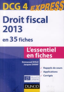 Dcg 4 - droit fiscal en 35 fiches (5e édition)