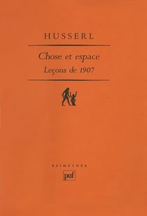 Chose et espace leçons de 1907
