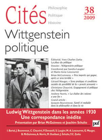 REVUE CITES Tome 38 : Wittgenstein politique