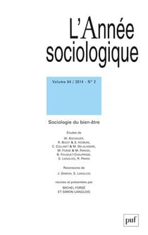 année sociologique 2014, vol. 64 (2)