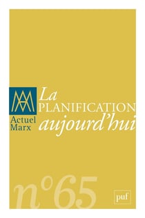 Revue actuel Marx n.65 : la planification aujourd'hui