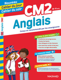 Cahier du jour / cahier du soir : anglais - CM2