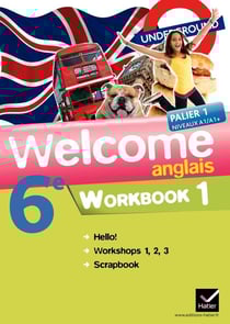Welcome : anglais - 6ème - workbook en 2 volumes