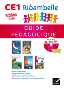 Ribambelle : CE1 - série rouge - guide pédagogique + cd rom (édition 2016)