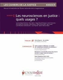 Les cahiers de la justice n.3/2023