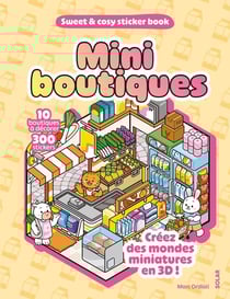 Sweet & cosy sticker book : Mini boutiques