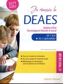 Je réussis le deaes - diplôme d'etat accompagnant éducatif et social (édition 2019/2020)