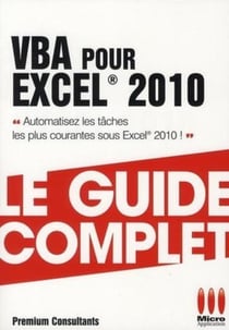 VBA pour Excel 2010