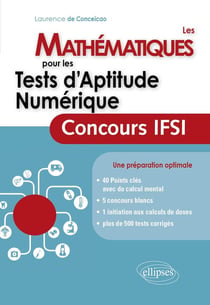 Les mathématiques pour les tests d'aptitude numérique - concours ifsi