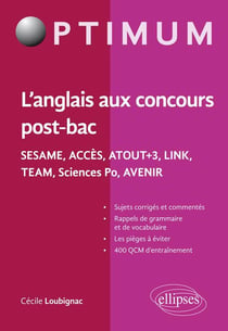 L'anglais aux concours post-bac