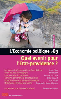 L'économie politique n.83 : quel avenir pour l'Etat-providence ?