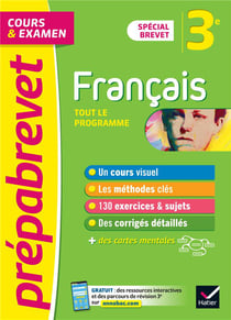 Prépabrevet cours & examen : français - 3e : brevet 2022
