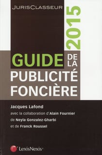 Guide de la publicité foncière (édition 2015)
