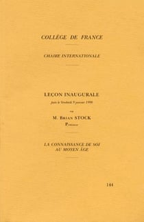 Leçon inaugurale 144