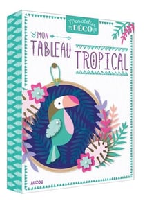 Mon atelier déco : mon tableau tropical