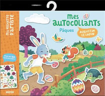 Mes autocollants Pâques - Augustin le lapin