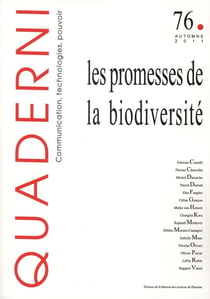 QUADERNI n.76 : les promesses de la biodiversité