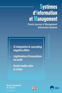 Légitimation d'innovations en santé : Systèmes d'information et management n°4-volume 29