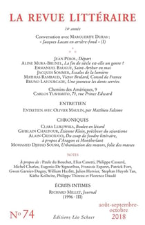 LA REVUE LITTERAIRE n.74 (édition 2018)