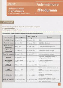 Institutions européennes (3e édition)