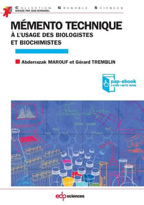 Mémento technique à l'usage des biologistes