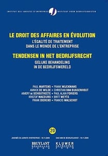 Le droit des affaires en évolution - l'égalité de traitement dans le monde de l'entreprise