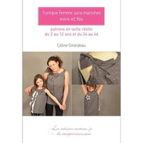 Tunique femme sans manches mère et fille