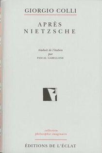 Apres nietzsche
