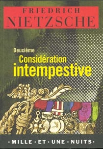 Deuxieme consideration intempestive