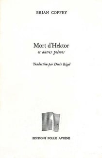 Mort d'Hektor et autres poèmes