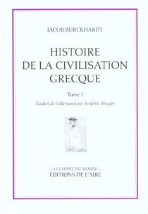 HISTOIRE DE LA CIVILISATION GRECQUE T1