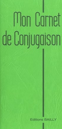 Mon carnet de conjugaison