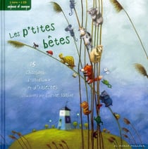 Livre-disque les p'tites bêtes - 15 chansons d'animaux et d'insectes
