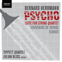B.Herrmann : Psycho, suite pour quatuor à cordes