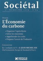 Sociétal t.64 - l'économie du carbone (édition 2009)