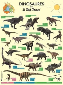 DINOSAURES AVEC LE PETIT PRINCE - POSTER