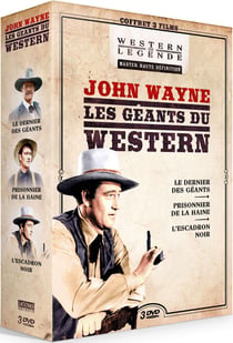 John Wayne - Les Géants du Western : Le Dernier des géants + Prisonnier de la haine + L'Escadron noir