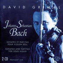 Sonates & partitas pour violon seul, bwv 1001 a 1006